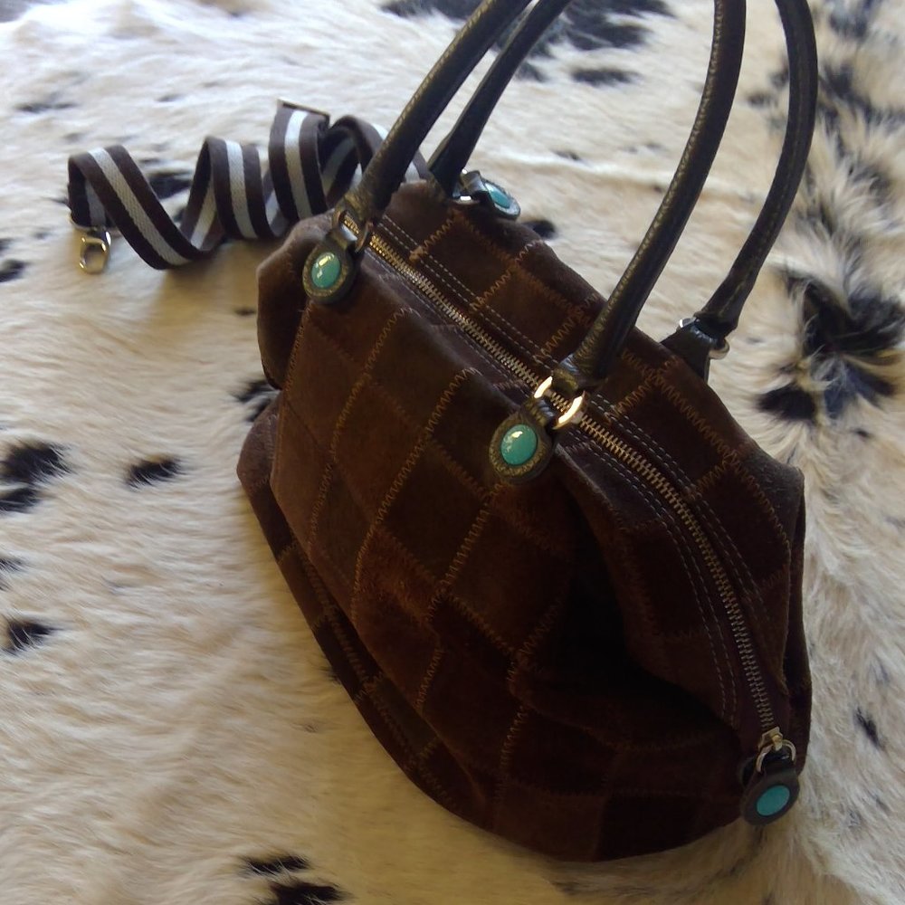 Gabs Vintage G3 Handbag Italian Leather Messenger Crossbody Transformation Bag